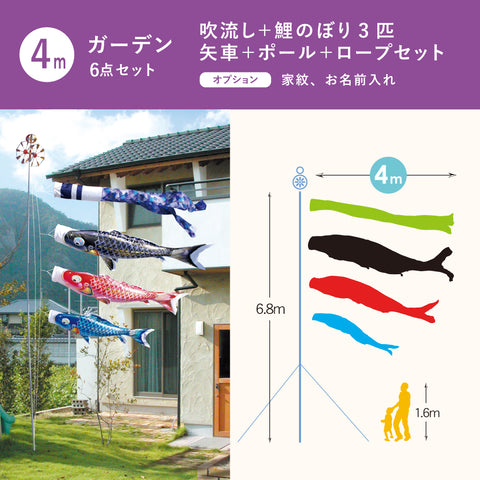 よろこびの鯉【千寿】6点ガーデンセット