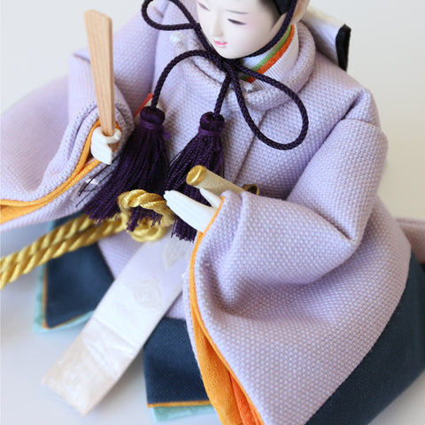 KIMONO Hina Dolls: Smokey Grace | Imperial Couple Display Hina Dolls (Canvas) 4