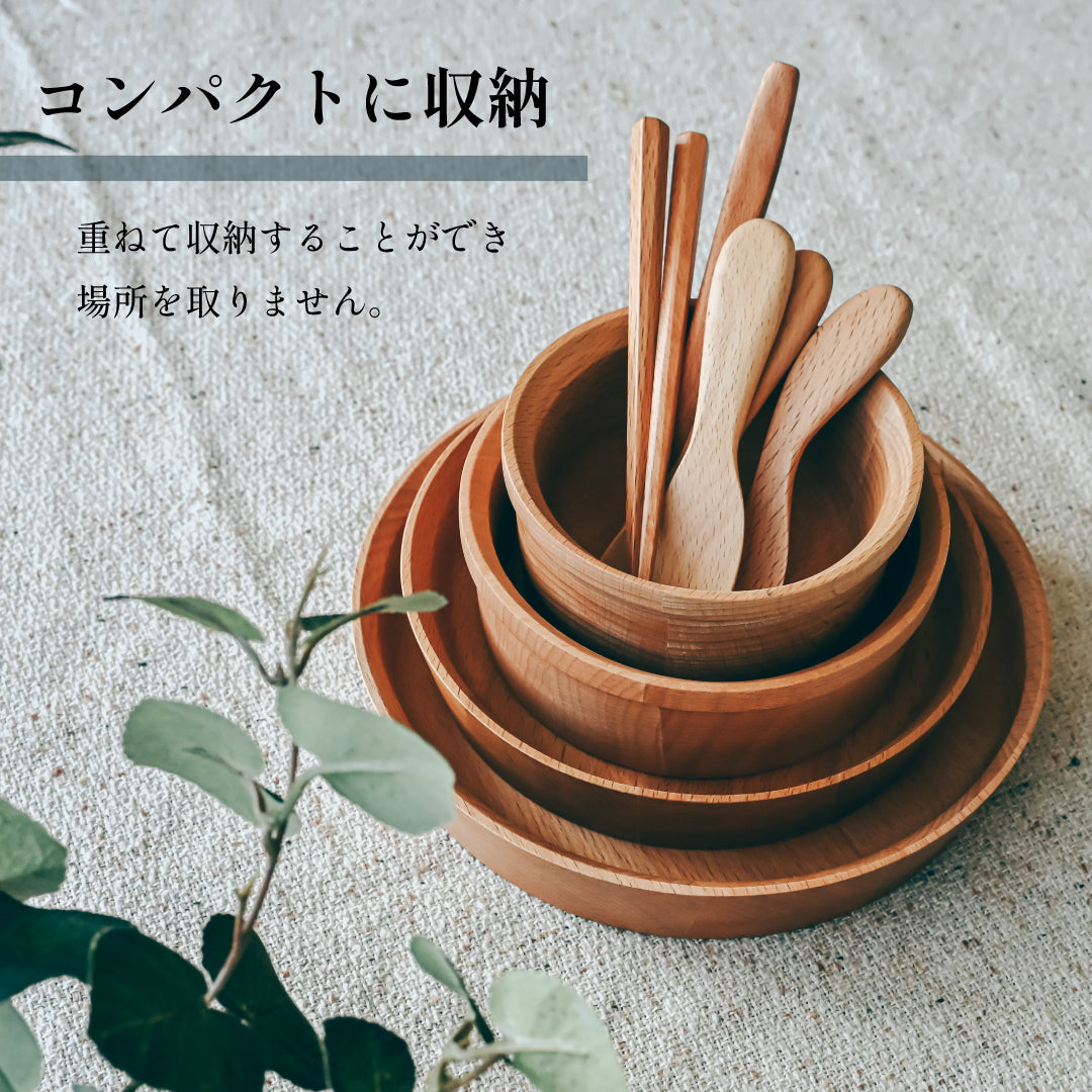 天然木 子ども食器 9点セット｜徳永こいのぼり公式「晴れと暮らす