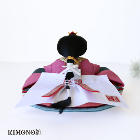 KIMONO雛　Vivid Material　｜　 親王飾り　帆布雛２．