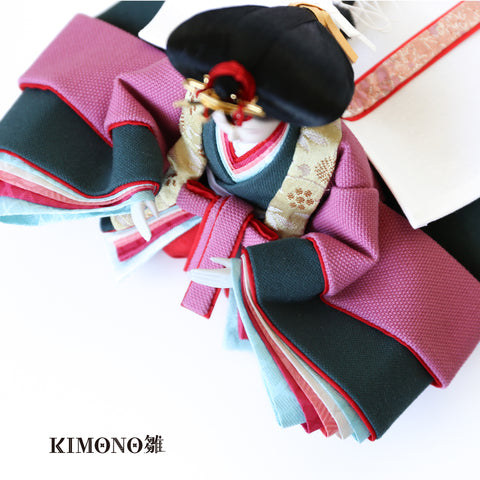 KIMONO雛　Vivid Material　｜　 親王飾り　帆布雛２．