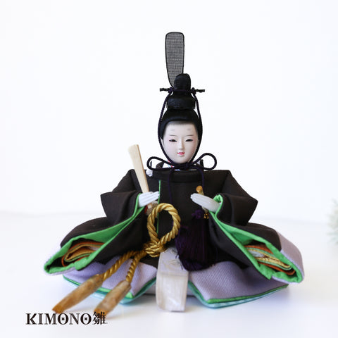 KIMONO雛　Vivid Material　｜　 親王飾り　帆布雛２．