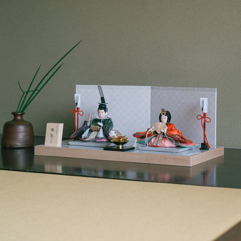 Seasonal Colors: Yuugure (Autumn) -Tokiiro- Prince and Princess Decoration Hina Dolls 