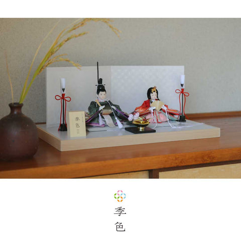 Seasonal Colors: Yuugure (Autumn) -Tokiiro- Prince and Princess Decoration Hina Dolls 