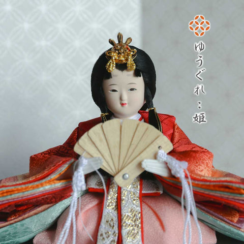 Seasonal Colors: Yuugure (Autumn) -Tokiiro- Prince and Princess Decoration Hina Dolls 