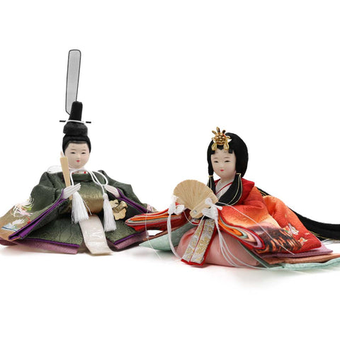 Seasonal Colors: Yuugure (Autumn) -Tokiiro- Prince and Princess Decoration Hina Dolls 
