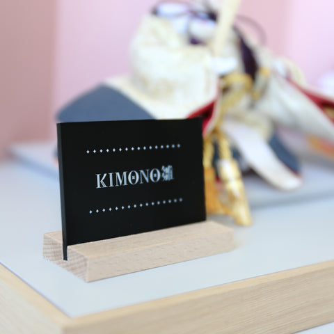 KIMONO雛　Candy Charm　｜　親王飾り　帆布雛 ５．