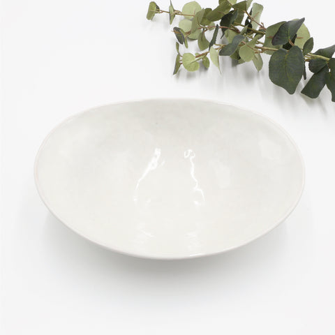 Softly curved bowl (large) Hagi ware 
