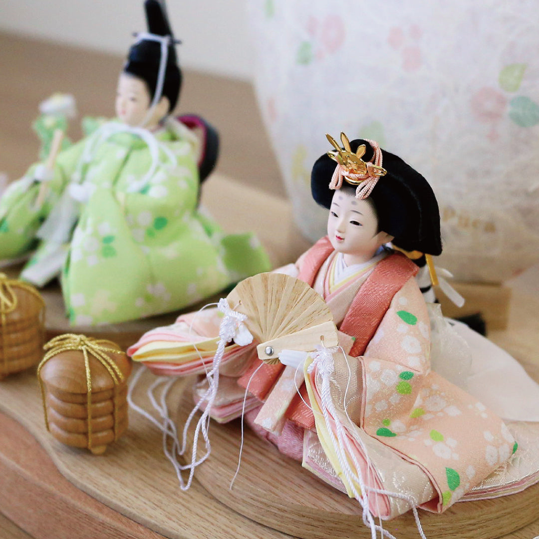 HINANINGYO Pūca ひな祭り用 Limited Quantity] Puca Hanakoromo-Noshime Original Folding Screen