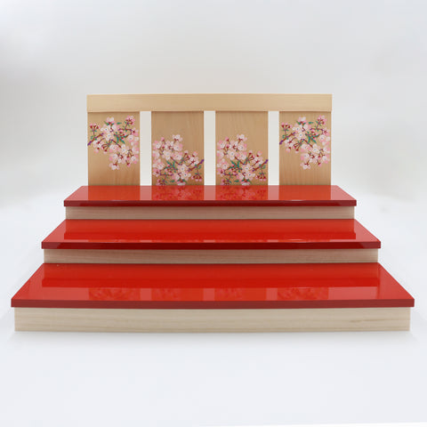 Hina dolls Iyo Ittobori [by Nagumo] Ten Sakura Hina dolls