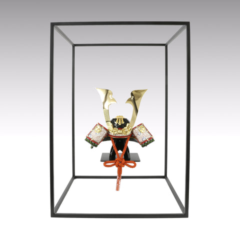 別所 実正 | 5号　柏葉兜　オリジナルスチールフレーム台