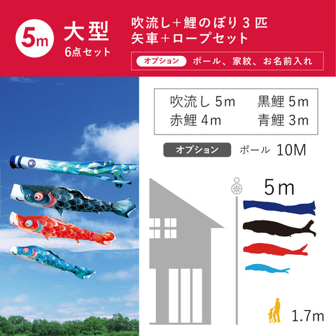 薫風の舞い【風舞い】６点大型セット