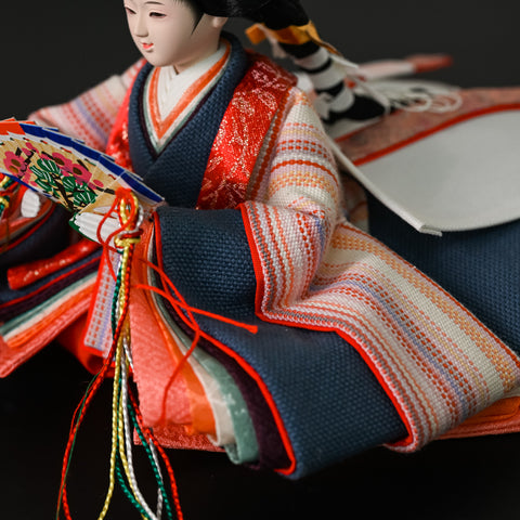KIMONO Hina Dolls: Smokey Grace | Imperial Couple Display Hina Dolls (Canvas) 4