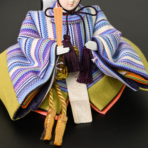 KIMONO Hina Dolls: Smokey Grace | Imperial Couple Display Hina Dolls (Canvas) 4