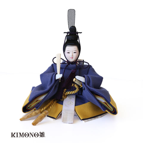 KIMONO雛　Mode Cherry　｜　 親王飾り　帆布雛３．