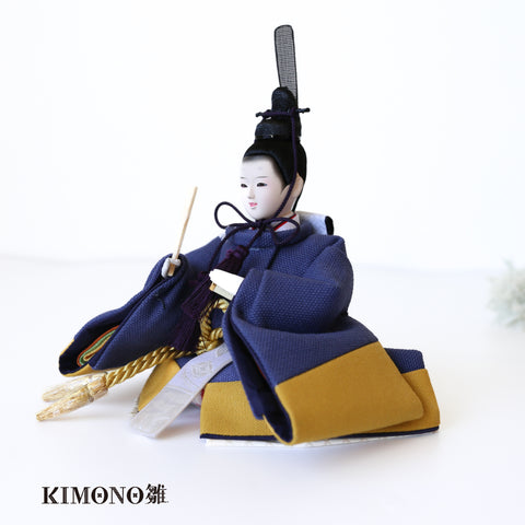 KIMONO雛　Mode Cherry　｜　 親王飾り　帆布雛３．