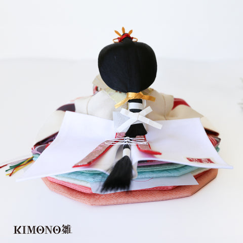 KIMONO雛　Plaid Style　｜　親王飾り　帆布雛
