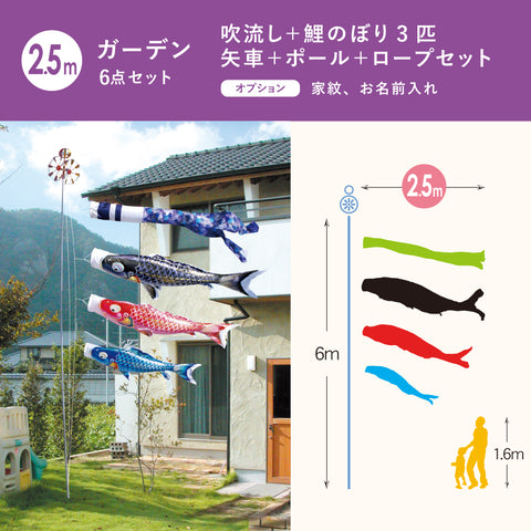 よろこびの鯉【千寿】6点ガーデンセット