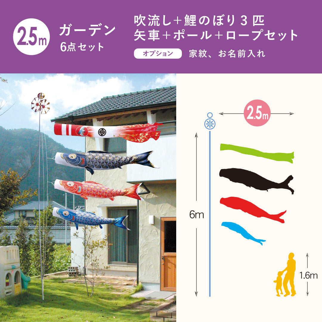 黄金の輝き鯉【真・太陽】6点ガーデンセット – 人形の徳永