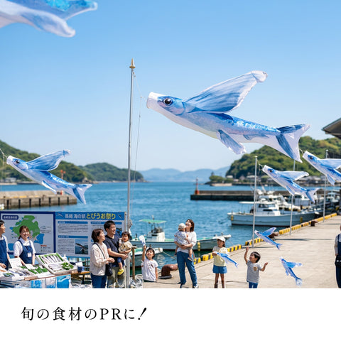 1.5ｍ　トビウオのぼり　のぼり水族館