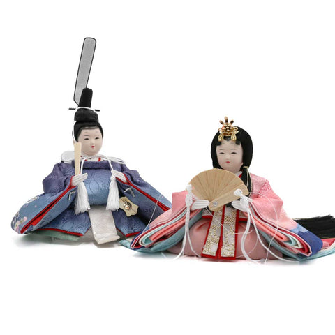 Seasonal Colors Akebono (Spring) -Tokiiro- Prince and Princess Decoration Hina Dolls 