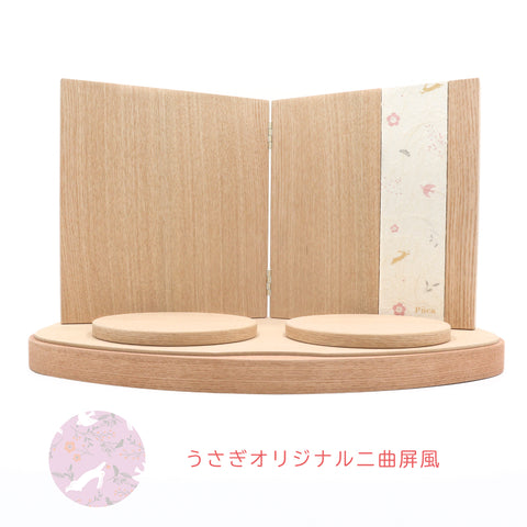 【Puca】花ころも うさぎ 二曲屏風 プーカの衣装着【数量限定】